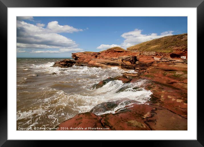 Hilbre Island High Tide  Framed Mounted Print by David Chennell