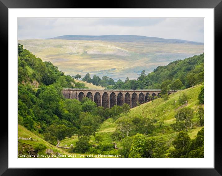 Smardale Gill Viaduct Framed Mounted Print by Hauke Steinberg