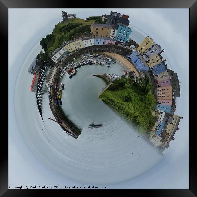 Tenby in one Framed Print by Mark Dimbleby