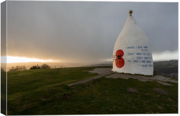 White Nancy Sunset Canvas Print by James Grant