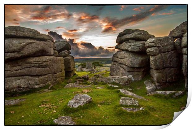 Gateway to the Moor Print by Andy Toby