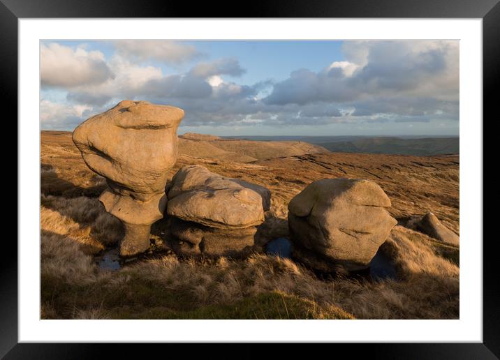 Balanced Rocks Framed Mounted Print by James Grant