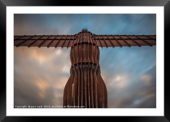 Angel of the North Framed Mounted Print by gary ward