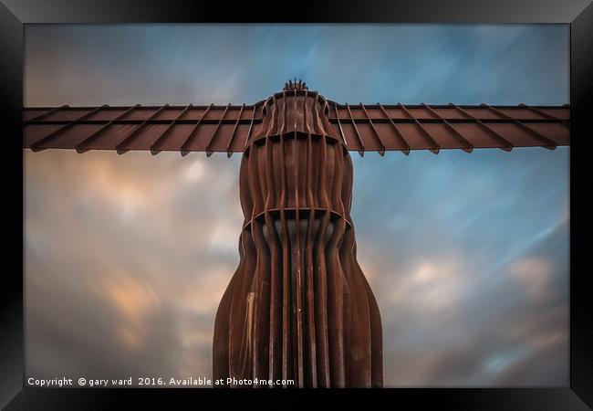 Angel of the North Framed Print by gary ward
