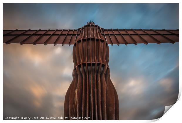 Angel of the North Print by gary ward