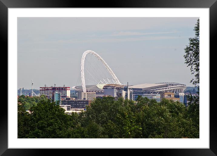Wembley Stadium Framed Mounted Print by Chris Day