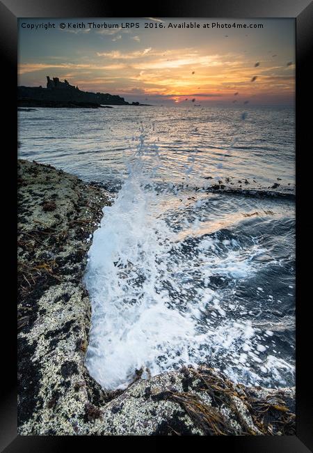Tantallon Castle Sunset Framed Print by Keith Thorburn EFIAP/b