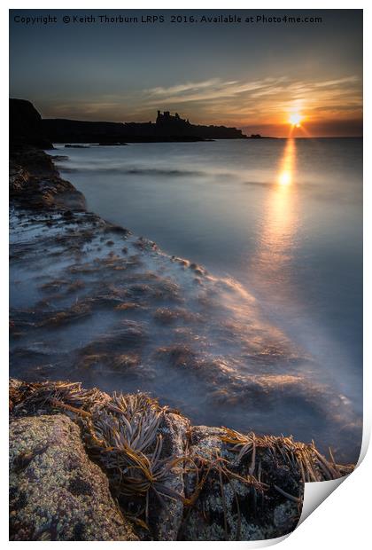 Tantallon Castle Sunset Print by Keith Thorburn EFIAP/b