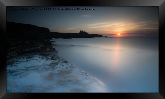 Tantallon Castle Sunset Framed Print by Keith Thorburn EFIAP/b