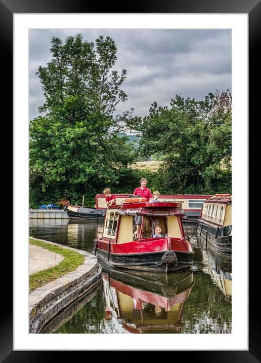 A Day Cruising 1 Framed Mounted Print by Steve Purnell