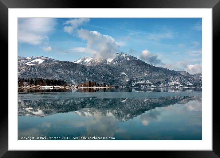 Passing Clouds Framed Mounted Print by Rick Penrose