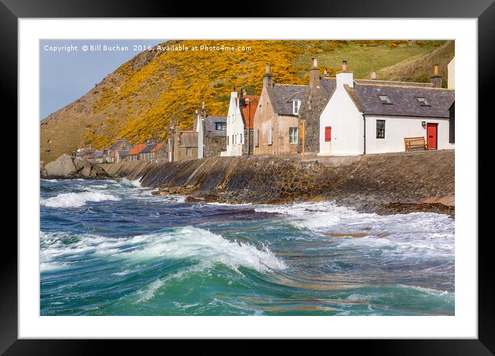 Against The Sea Framed Mounted Print by Bill Buchan