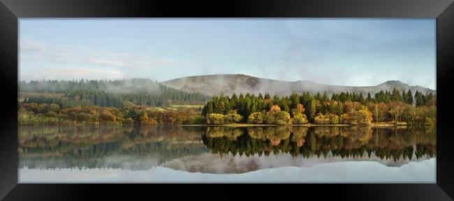 Autumn reflections  Framed Print by Paul Fine