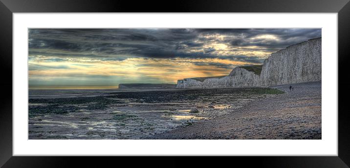 Seven Sisters - HDR Panorama Framed Mounted Print by Ann Garrett