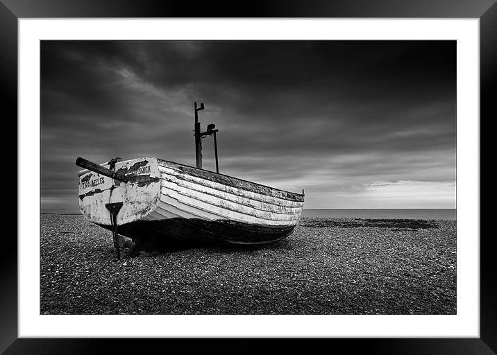 Two Belles, Aldeburgh Beach, Suffolk Framed Mounted Print by Dave Turner