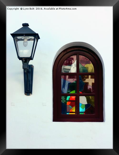 The Window and the Lantern Framed Print by Lynn Bolt