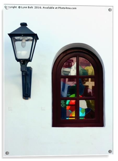 The Window and the Lantern Acrylic by Lynn Bolt