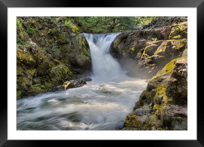 Skelwith Force Framed Mounted Print by Roger Green