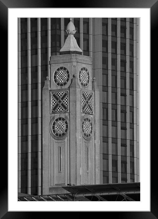 Oxo  Tower Framed Mounted Print by David French