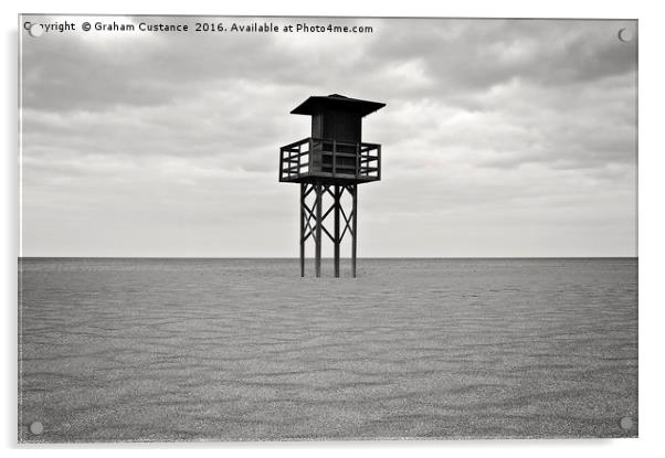 Life Guard Hut Acrylic by Graham Custance