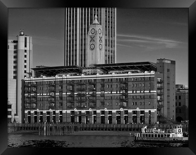 Oxo Tower Framed Print by David French