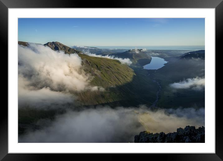 Great Gable Framed Mounted Print by James Grant
