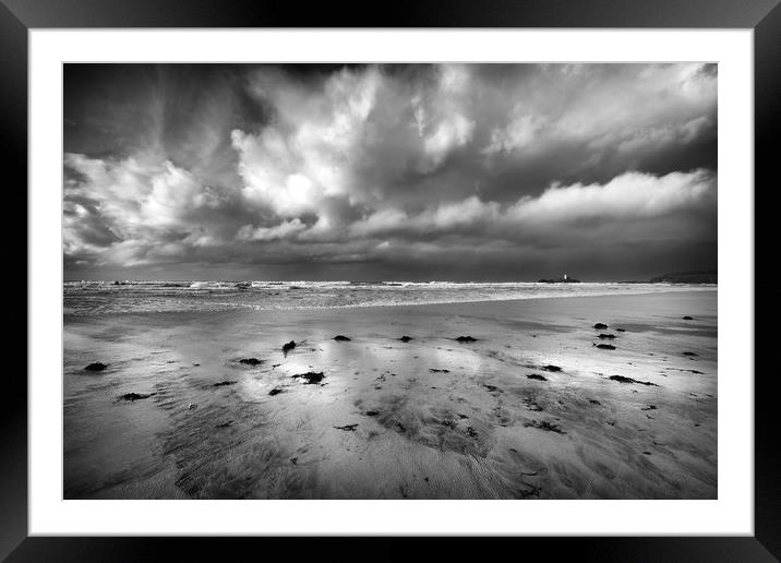 Storms coming Framed Mounted Print by John Baker