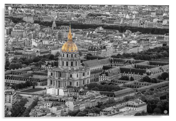 cathédrale saint louis des invalides Acrylic by GBR Photos