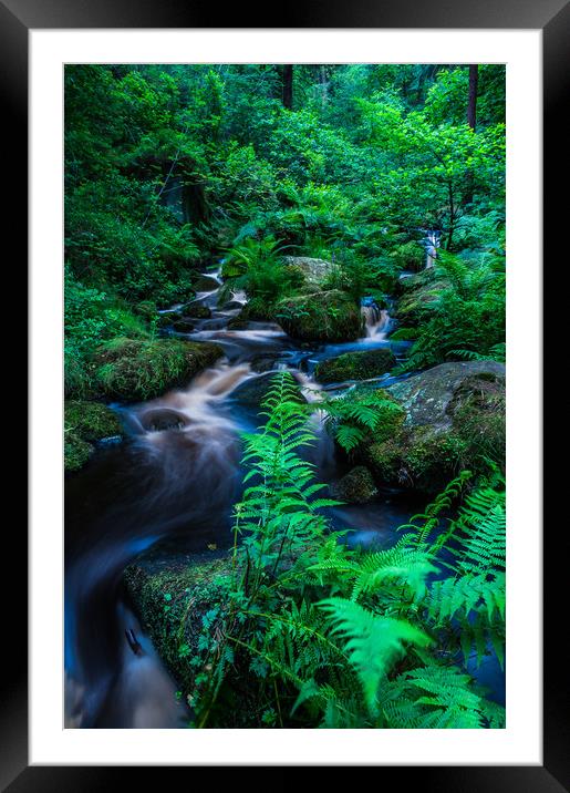 Wyming Brook 4 Framed Mounted Print by Paul Andrews