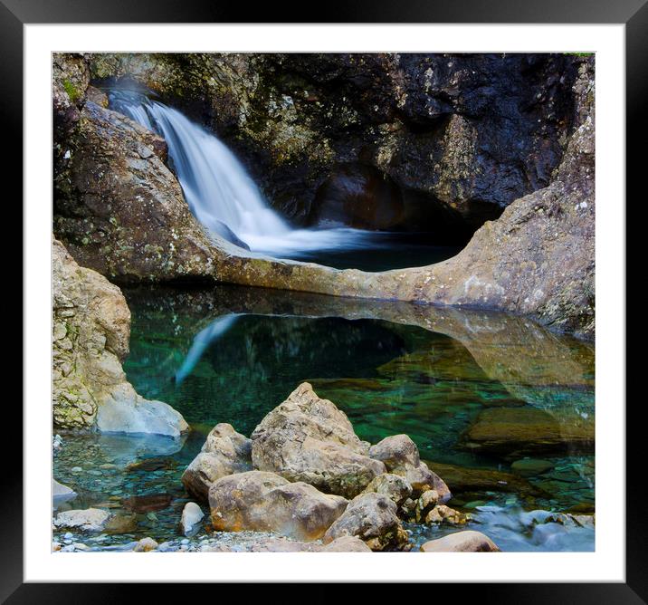 The Fairy Pools Framed Mounted Print by Eric Pearce AWPF