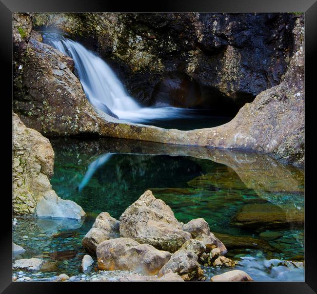 The Fairy Pools Framed Print by Eric Pearce AWPF