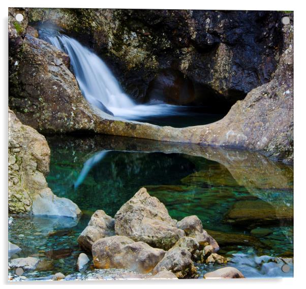 The Fairy Pools Acrylic by Eric Pearce AWPF