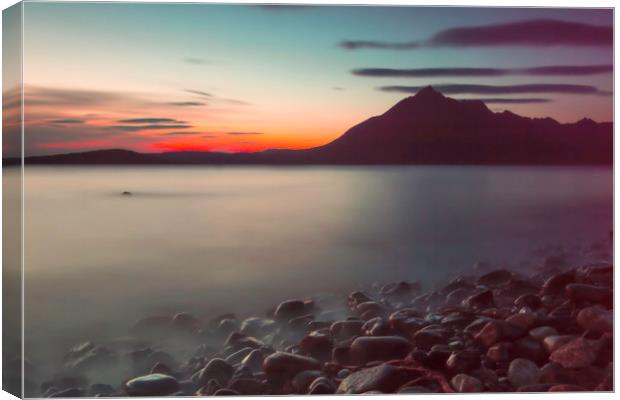 The Fires of Elgol Canvas Print by Eric Pearce AWPF