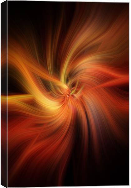 Essential Vibrations of Light Canvas Print by Jenny Rainbow