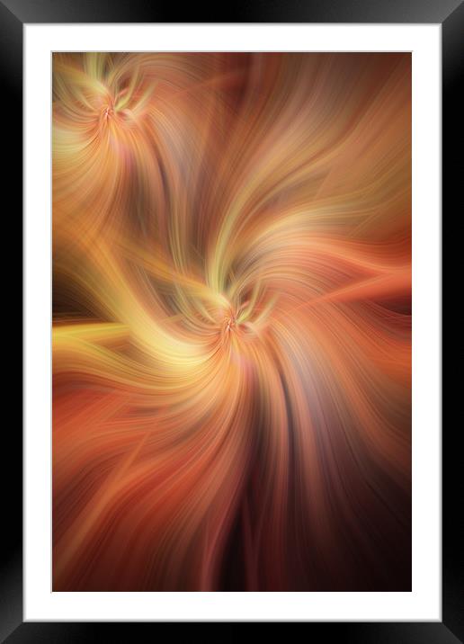 Doubled Vibrations of Light  Framed Mounted Print by Jenny Rainbow