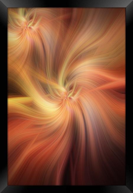 Doubled Vibrations of Light  Framed Print by Jenny Rainbow