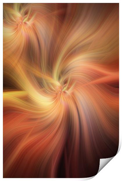 Doubled Vibrations of Light  Print by Jenny Rainbow