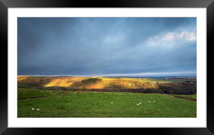 Yorkshire farming  Framed Mounted Print by chris smith