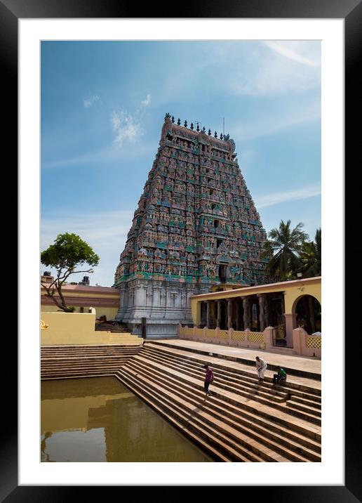 Adi Kumbeswarar Temple Framed Mounted Print by Annette Johnson