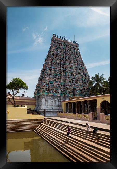 Adi Kumbeswarar Temple Framed Print by Annette Johnson