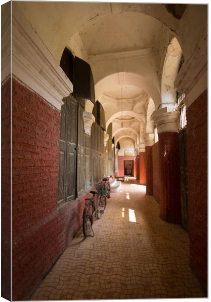 Corridors of Age Canvas Print by Annette Johnson