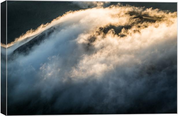 Kirk Fell Clouds Canvas Print by James Grant
