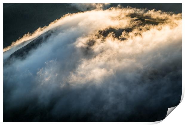 Kirk Fell Clouds Print by James Grant