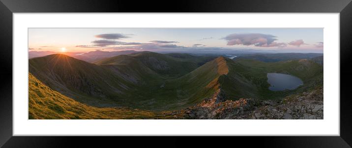 Swirral Edge Sunset Framed Mounted Print by James Grant