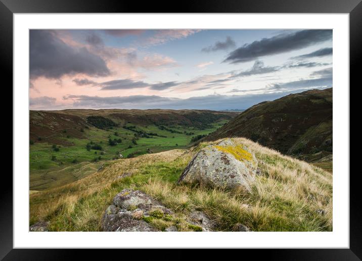 Mosedale Sunrise Framed Mounted Print by James Grant