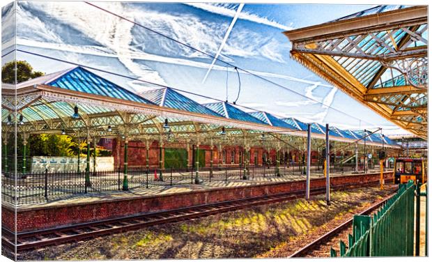 Tynemouth Station......... Canvas Print by Naylor's Photography