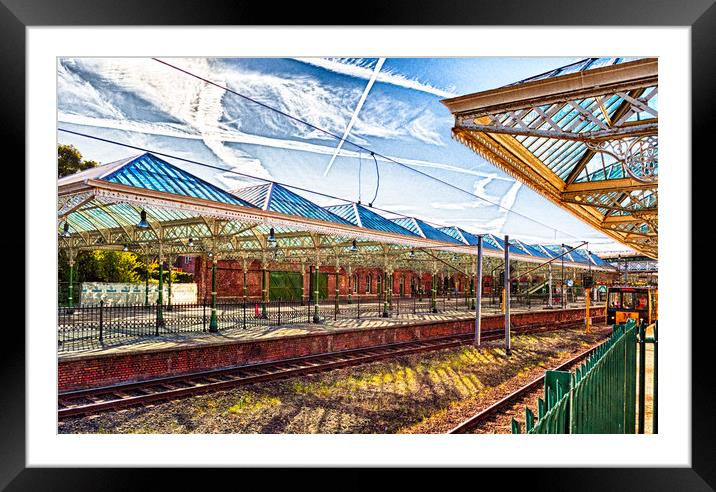 Tynemouth Station......... Framed Mounted Print by Naylor's Photography