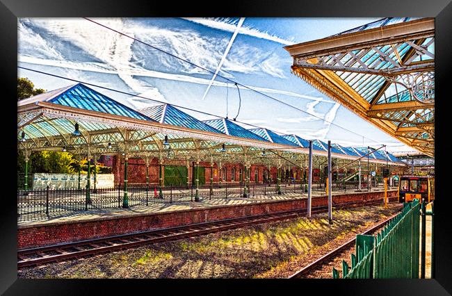Tynemouth Station......... Framed Print by Naylor's Photography