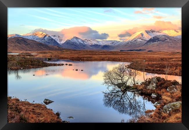  Black Mount at Sunrise Framed Print by Miles Gray