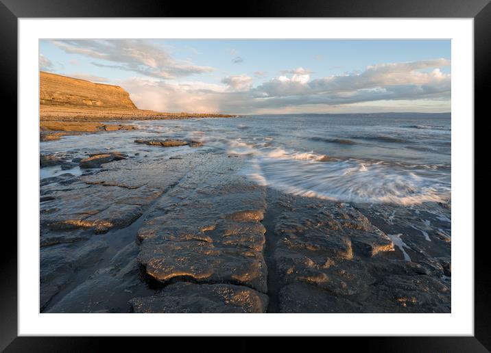Nash Point Framed Mounted Print by James Grant